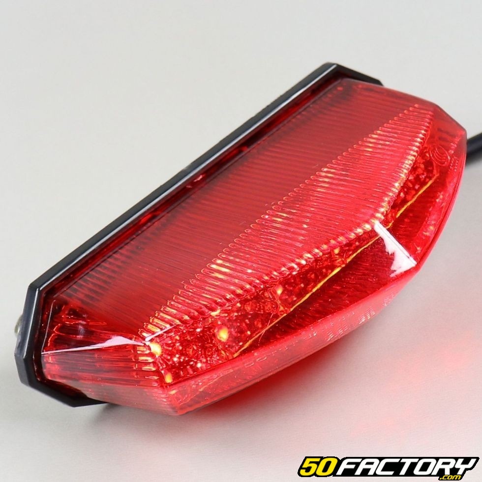 Rote LED-Rückleuchte für 50-, 125- und Scooter-Motorräder