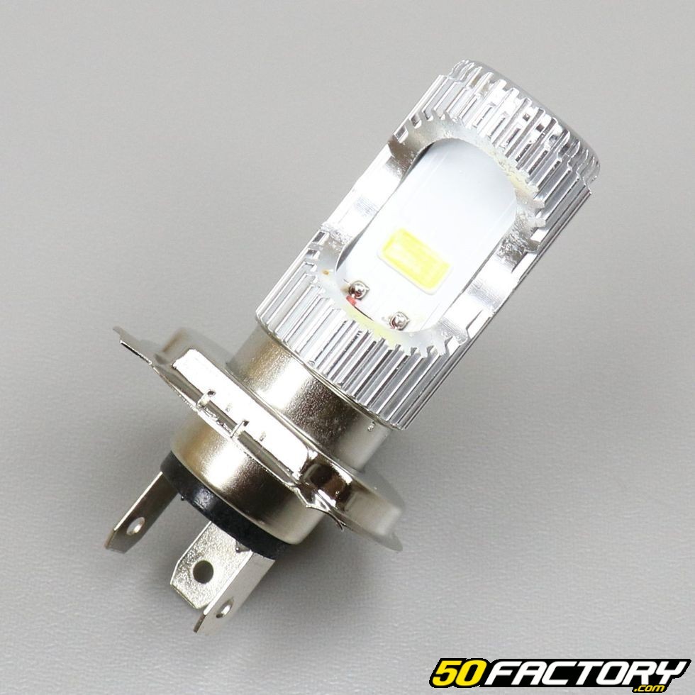 LED-Scheinwerferlampe H4 12V weiß - Motorradteil, Roller 50cc, 125cc