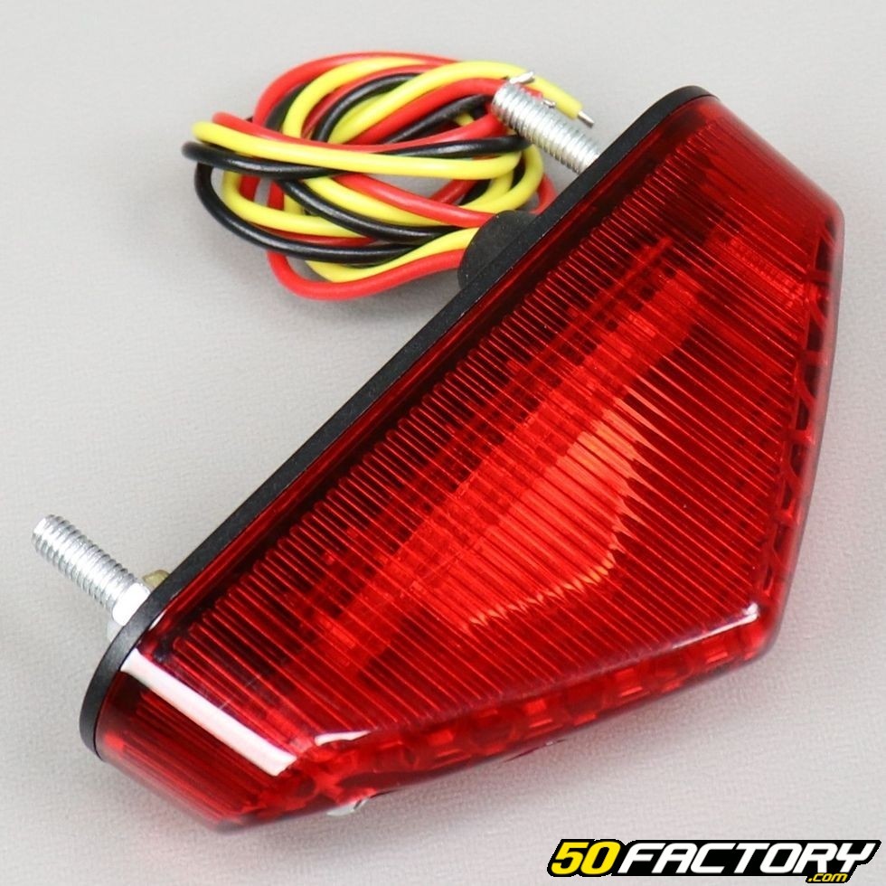 Rotes LED-Rücklicht - Motorrad- und Rollerteil