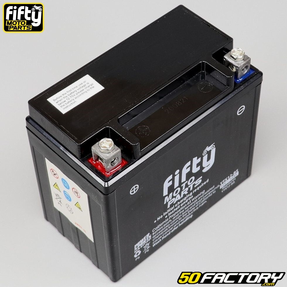 Batterien Fifty YTX12-BS 12V 10Ah Gel Aprilia Atlantic, Gilera, Kymco