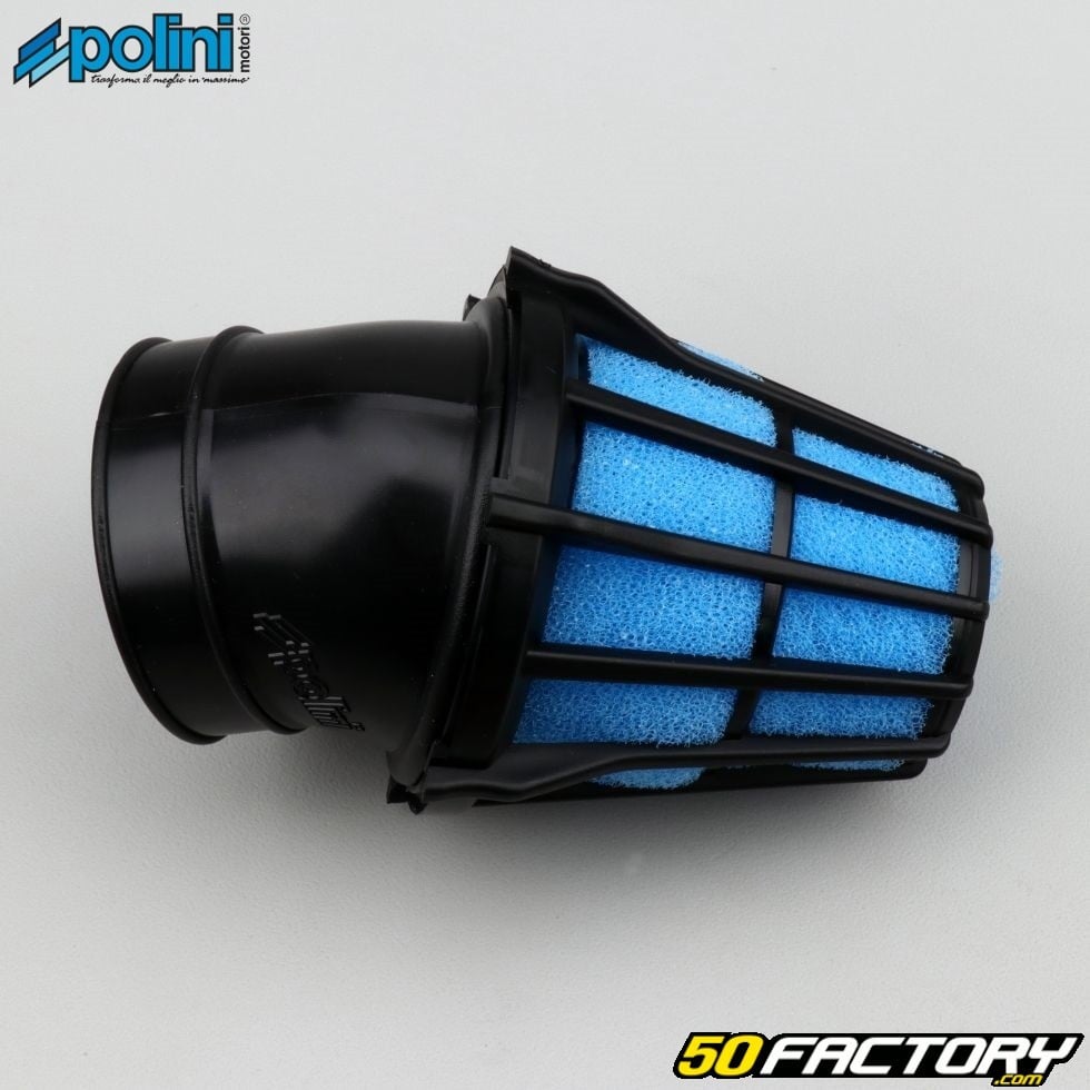 Luftfilter Polini Blue Air Box 46mm 30° schwarz-blau 